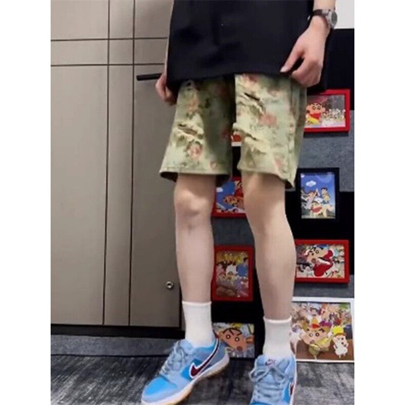 【新塘货档口现货】男女花朵短裤牛仔裤XZ610A-KD012-特P38,男装牛仔裤,星座610A