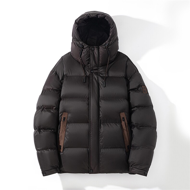 YR2410新品主推90绒帽款面包服三防面料爆火山岩蓄热羽绒服,男装羽绒服,钱塘207-1