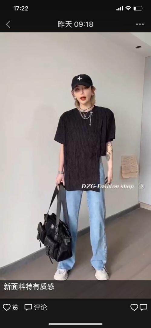 新款新面料韩版不规则大T，其它，香雪琳