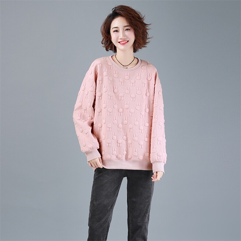 宽松优雅减龄时尚个性百搭洋气显瘦百搭柔软舒适,女装卫衣/绒衫,独衣靓