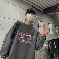 23秋季新款320G华棉圆领卫衣面布棉WH3226-P35控58，男装卫衣，电商B370