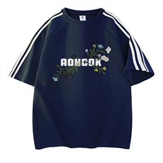 藏青拼白织带
