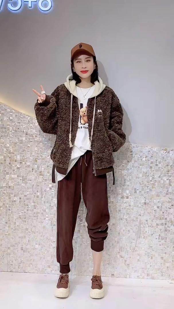 冬装新款皮毛一体拼接针织帽，其它，姚姚家