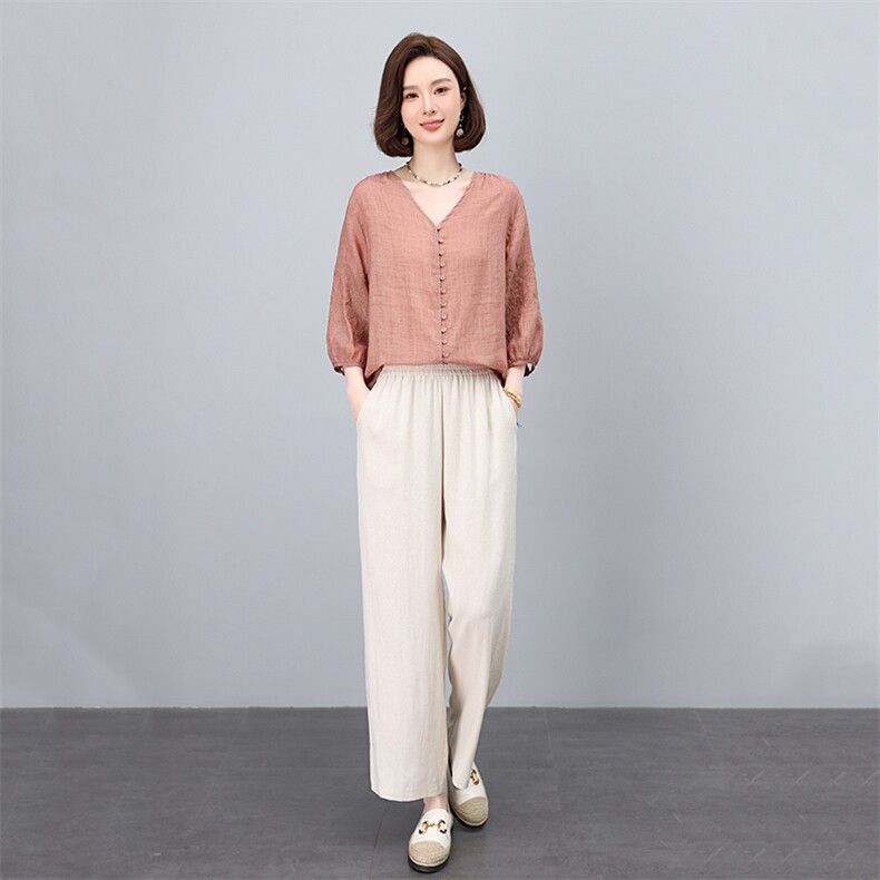 妈妈时尚卫衣套装女春秋2025新款宽松洋气减龄中年休闲运动两件套,女装套装/套裙,凝聚力