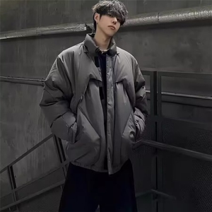 网图现货 美式宽松连帽设计感加厚棉服MY2530特P90图片