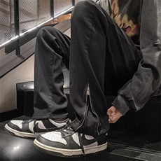显高显腿长美式微弹直筒修身高街牛仔长裤E19P38，男装牛仔裤，星座1116-2