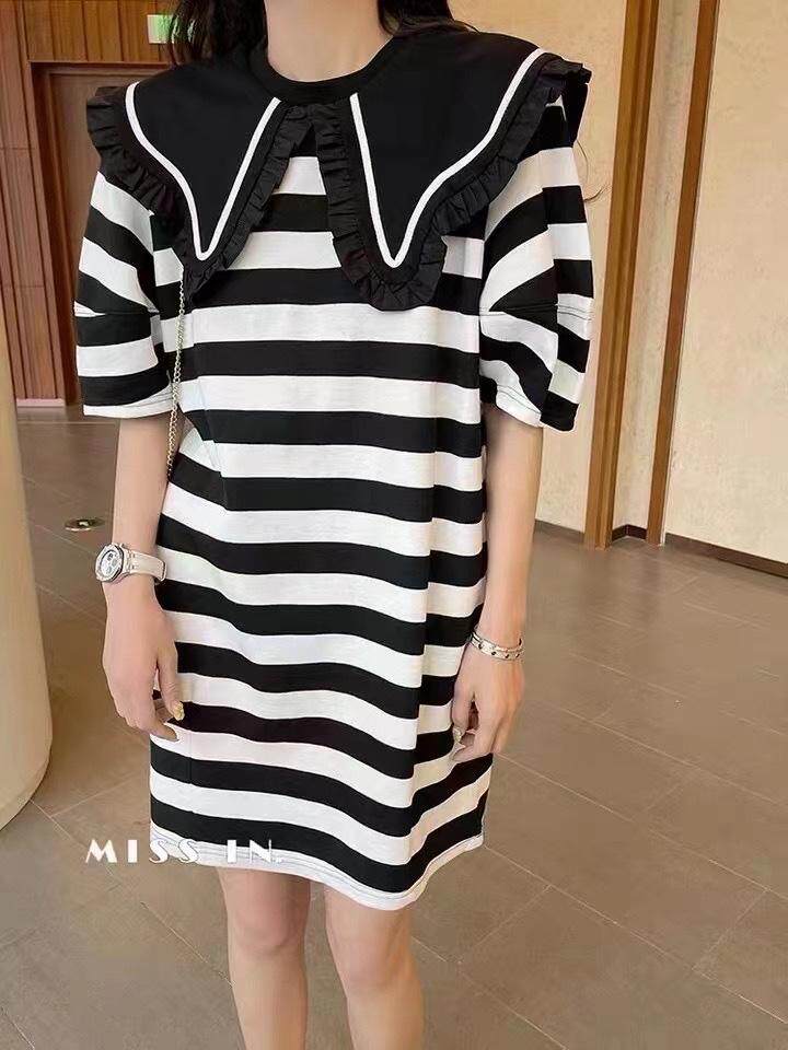 补单神款9738娃娃领连衣裙，女装连衣裙，一杭