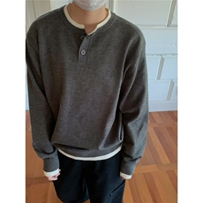 濮院毛衣北极绒高质量假两件柔软贴身打底毛衣LF986P75，男装针织衫/毛衣，电商D256-2(原A064-2)