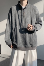 卫衣男春季新款港风宽松提花大码长袖T套头上衣WY9975-特P42，男装T恤，星座214-3