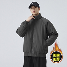 现货美式高街休闲棉衣夹克三防立领纯色户外工装加厚棉服外套，男装夹克，电商A486