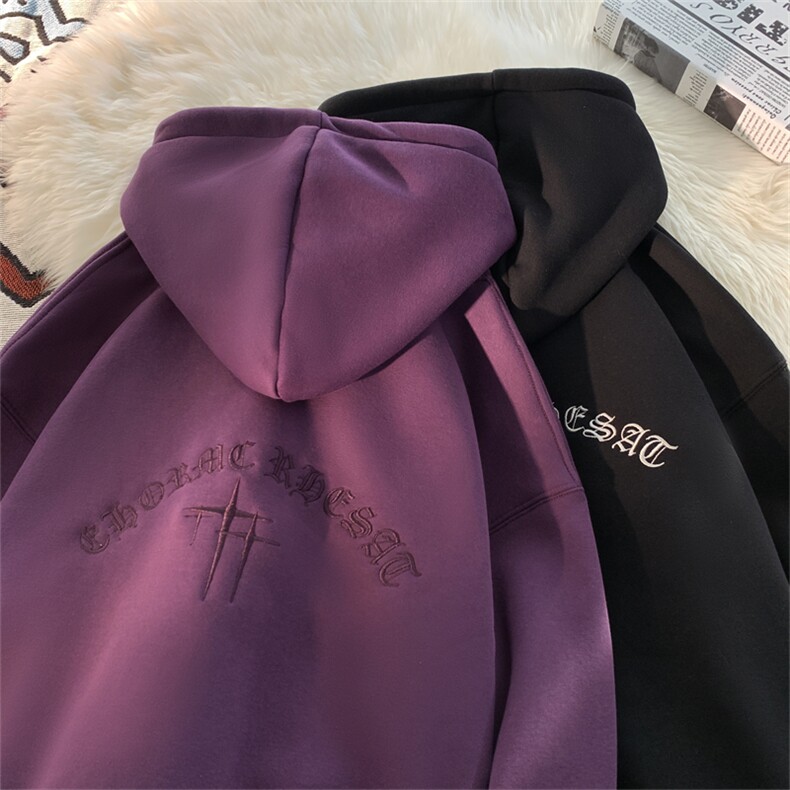 加绒加厚高克重民族风印花连帽卫衣715-6-WYB05P65(控88）,男装卫衣,星座715-6