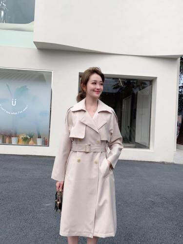 2021秋季新款韩版长款风衣，女装风衣，天使格格