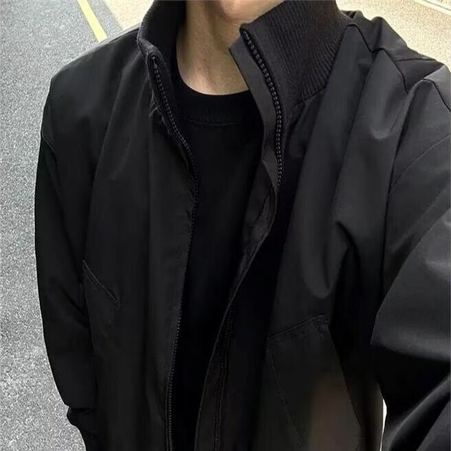 美式复古飞行员夹克男春秋痞帅高级感休闲立领工装外套L71088-P55,男装夹克,星座1008