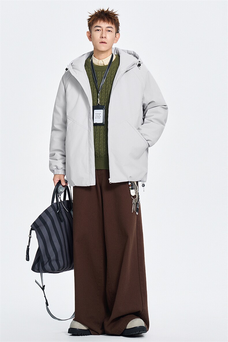 棉衣男宽松防风防水加厚棉袄DSA157B-M8850-特P78,男装棉衣,电商A157B