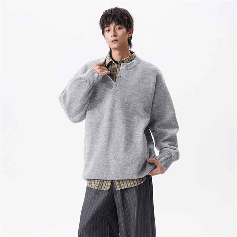 现货10W件亨利领毛衣套头RSM4276-特P35升级款M427特P40,男装针织衫/毛衣,星座608(原A046)