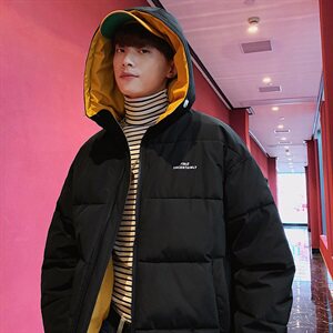A003-HY001-P60 秋冬新款加厚保暖韩版时尚男士面包服冬 港仔图片