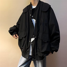 美式街头飞行员夹克男2024秋冬新款潮牌设计感W9224-P60，男装夹克，星座1109-3