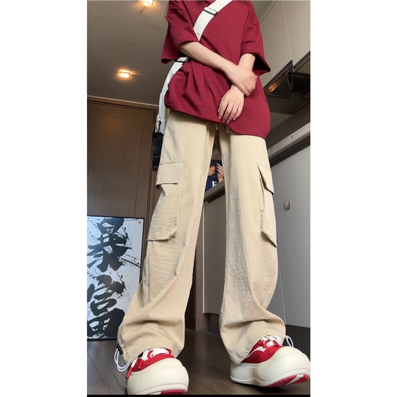 抖音品质秋季新款潮流工装口袋宽松休闲裤B315-K24260-特p35控68,男装工装外套,电商B315