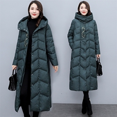 2021冬季新款棉服绣花通勤加厚防风洋气，女装棉衣/棉服，香香