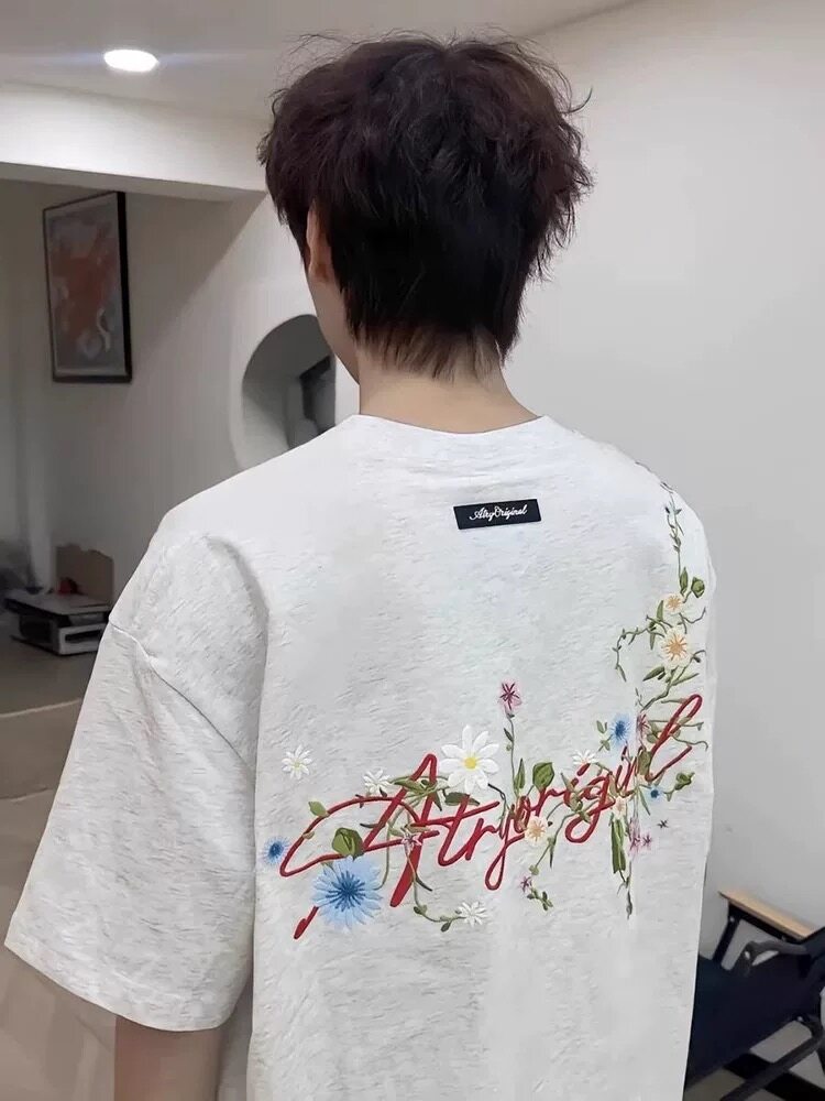 XZ809A/BBBT21/P20/控38重磅印花美式复古圆领T恤,男装T恤,星座809A(原222-1)