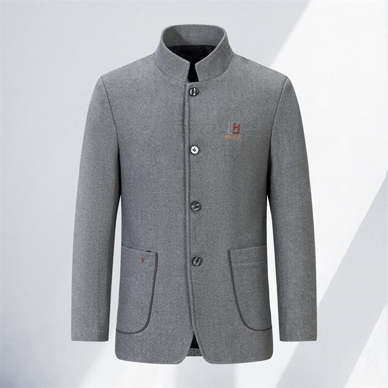 秋新款休闲西装男士西服男款外套绅士商务风长期现货WW8241-P118图片