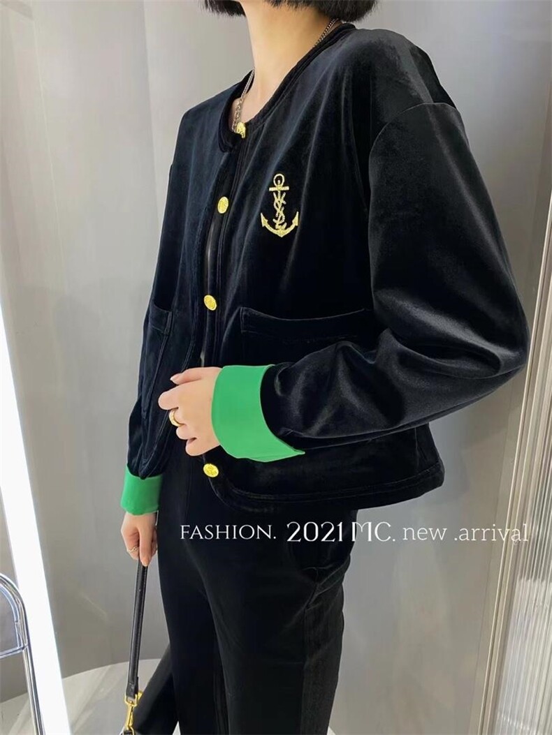 欧货丝绒外套，其它，谷斯