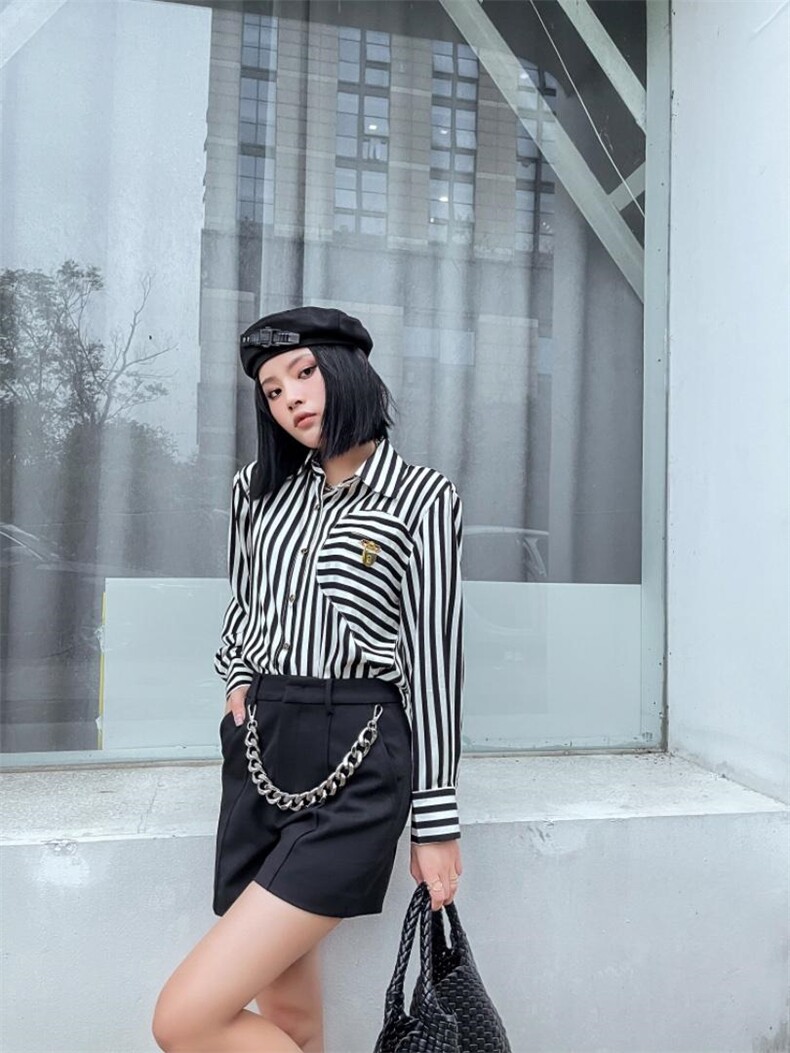 衬衫，女装衬衫，精典蓝月