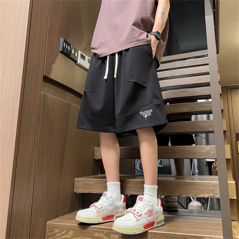 A26-特P23夏季短裤男宽松直筒大码五分裤,男装牛仔裤,电商B369（原A024）