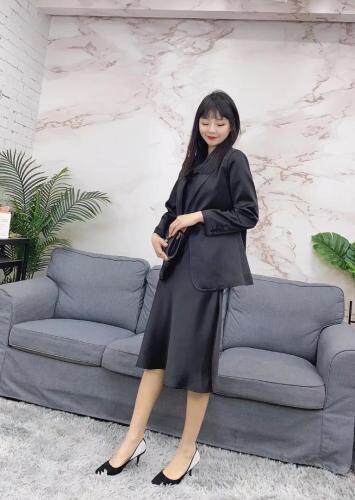 现货醋酸套装，女装职业装，艾涵o