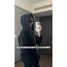 25现货潮长拉链连帽华棉卫衣开衫外套WT13-特P58，女装短外套，电商C310