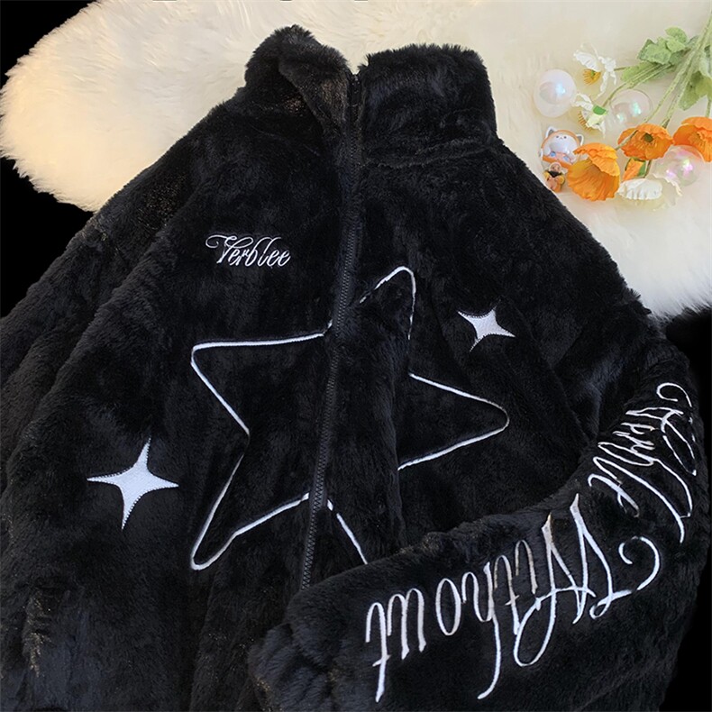 港风宽松潮牌休闲立领棉服保暖棉衣216-2-BK67-P148控179，男装棉衣，星座716-1