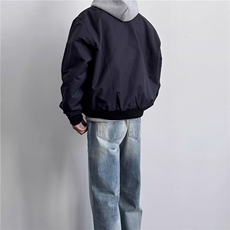 JK711-尺码M-3XL-P45现货!美式飞行员夹克工装外套高短款棒球服，男装夹克，星座1811B