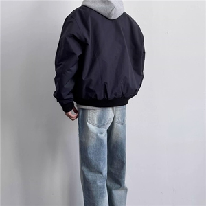JK711-尺码M-3XL-P45现货!美式飞行员夹克工装外套高短款棒球服图片