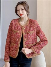 2022新款韩范气质小香风外套，其它，L·H·X