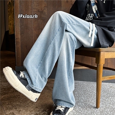 XZ616秋季新款星空纹水洗渐变休闲牛仔长裤TY1011特P40控78，男装休闲裤，星座512A（原616）