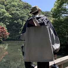 Wt11-P42山系夏季宽松型褶皱防晒服，男装夹克，星座1501-1