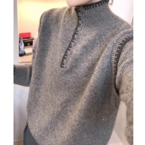 2025年秋季通勤套头时尚百搭通勤简约休闲，女装针织衫/毛衣，唐诺