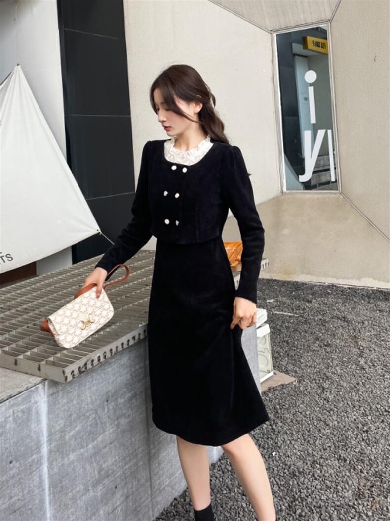 春装新款连衣裙，女装连衣裙，琴菲儿