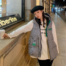 现货冬装羽绒服马甲，女装羽绒服，菡迪欧娜