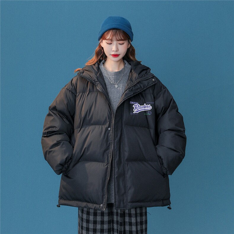 白鸭绒中性风22冬潮流印花加厚连帽羽绒服YR133P225控298,男装羽绒服,A247A