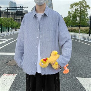 长袖工装衬衫男港风日系外套C007P36，男装衬衫，星座1116-2