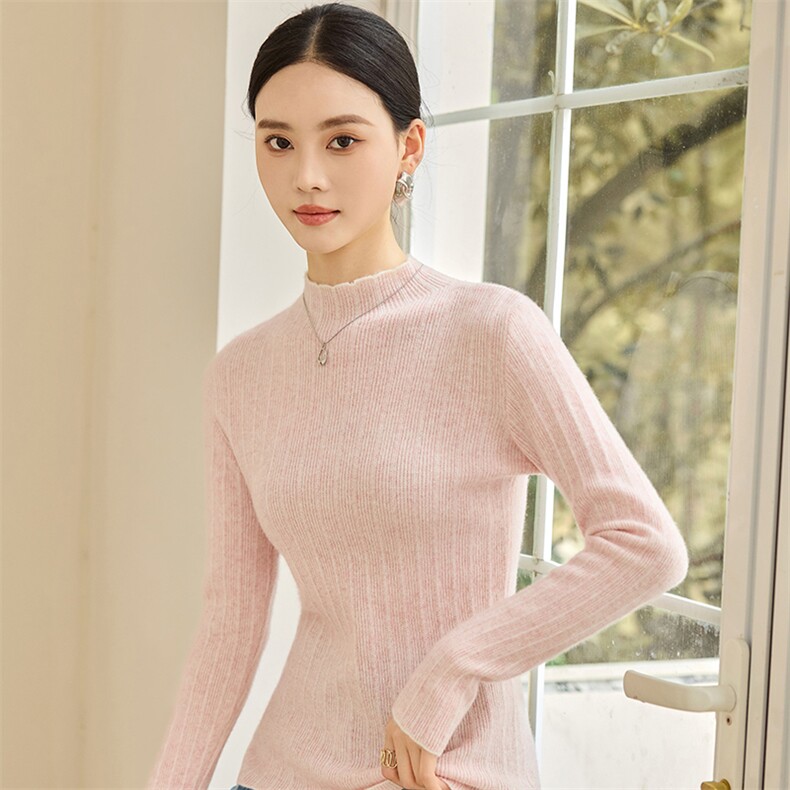 2025年秋季女士时尚舒适长袖新款,女装羊绒衫,仙姿羊绒
