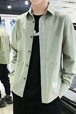 C901春季衬衫男士长袖休闲宽松男装衬衣春秋潮流工装外套，男装衬衫，电商D310（原电商305）
