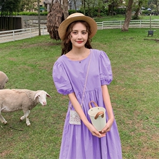2021夏装新款012-Q570，，女装连衣裙，金十上