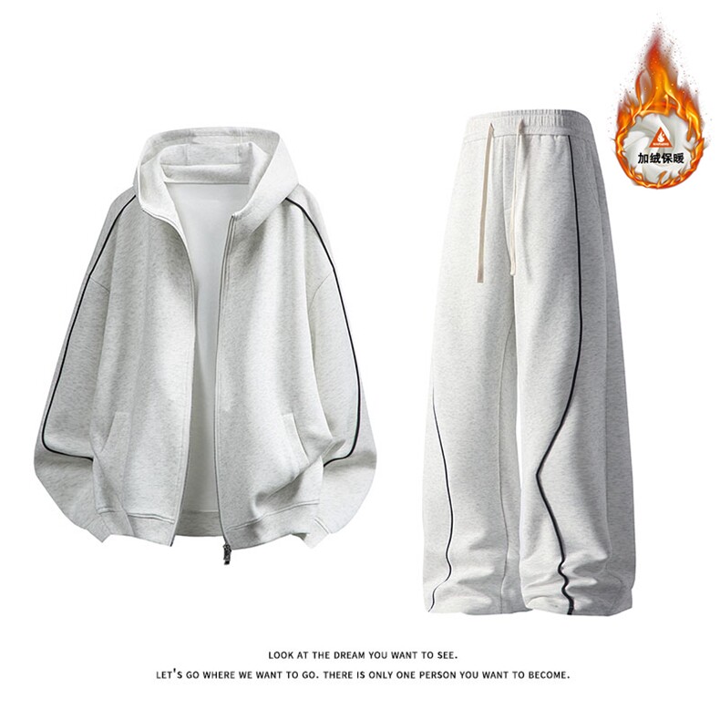 加绒加厚运动服套装W4683JR（加绒）特P60/K8666JR（加绒）特P45图片
