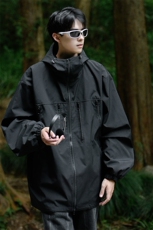 JK8116/P70秋装户外防水外套冲锋衣男女风衣户外登山骑行服夹克，男装夹克，电商A141