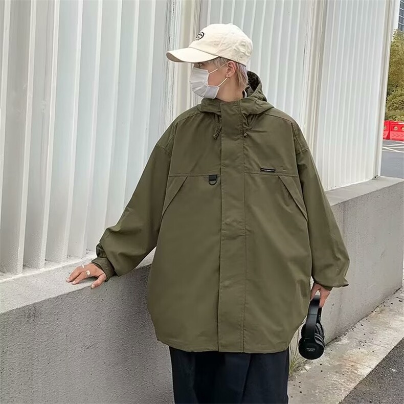 冲锋衣外套男士春秋季2024新款宽松美式机能工装K628-P57,男装工装外套,星座1109-3