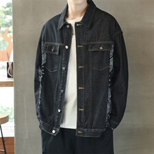 2022春季男士大码牛仔夹克宽松百搭牛仔外套牛仔衣JK814-P68，男装工装外套，星座1103-1