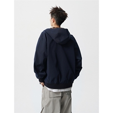 可二开豹纹元素大码M-5XL连帽夹克男100%聚酯纤维JK78091P69控108，男装夹克，星座226-1