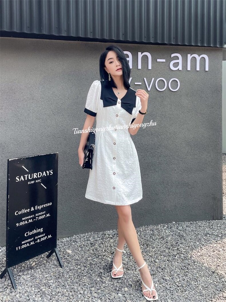 提花连衣裙夏季热卖中，女装连衣裙，天使公主